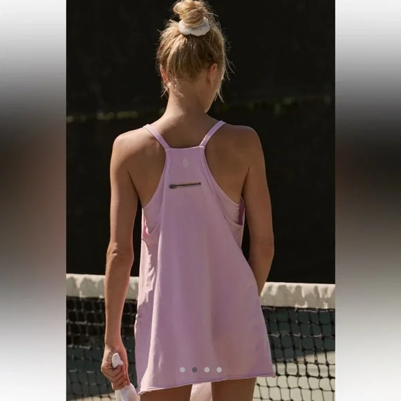 Free People NWT💥LAST ONE💥Hot Shot Mini Dress Size Small and M in Bright Orchid - Picture 2 of 10